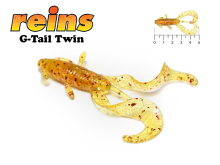 Силикон Reins G-Tail Twin 2,0" 598 Motoroll Red Gold
